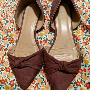 Charlotte Russe suede flats